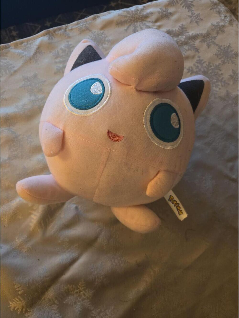 Vintage Pokemon Jigglypuff Plush 8-Inch Stuffed Toy - Picture 3 of 5